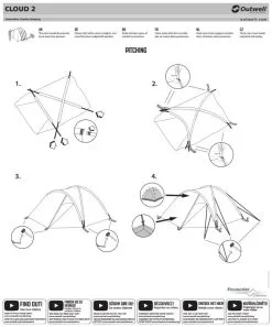 Outwell Cloud 2 Tent 26 Outwell Cloud 2 Tent -Bestway Shop 111043v20 081
