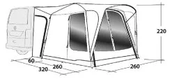 Outwell Milestone Shade Drive Away Awning -Bestway Shop 111100 8