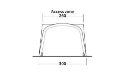 Outwell Newburg 260 Drive Away Awning -Bestway Shop 111102 newburg 260 drawing other5