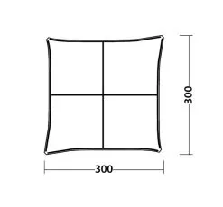 Outwell Summer Lounge M Package 10 Outwell Summer Lounge M Package -Bestway Shop 111136 summer lounge m drawing floorplan 3 1