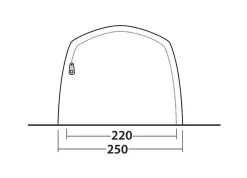 Outwell Oakwood 3 Tent -Bestway Shop 111208 oakwood 3 drawing other5