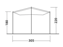 Outwell Fieldcrest Canopy -Bestway Shop 111239 fieldcrest canopy drawing other5