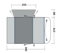 Outwell Wolfburg 380 Drive Away Air Awning -Bestway Shop 111247v23 062 720