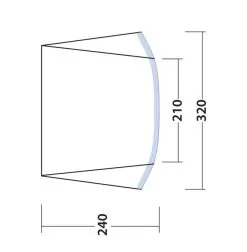 Outwell Touring Canopy Air -Bestway Shop 111253 touring canopy air drawing floorplan3