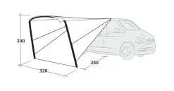 Outwell Touring Canopy Air -Bestway Shop 111253 touring canopy air drawing perspective2
