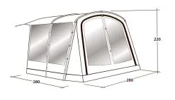 Outwell Universal Awning Size 1 -Bestway Shop 111290 universal awning size 1 drawing perspective2