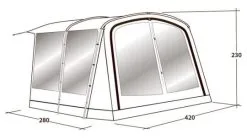Outwell Universal Tent Awning Size 6 -Bestway Shop 111295 3