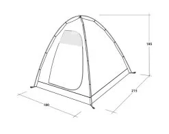 Outwell Free Standing Inner Tent L 14 Outwell Free Standing Inner Tent L -Bestway Shop 111340 free standing inner l drawing perspective2