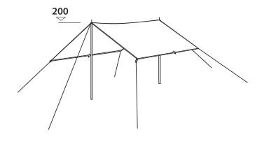 Easy Camp Tarp 4m X 4m 3 Easy Camp Tarp 4m X 4m - Image 3