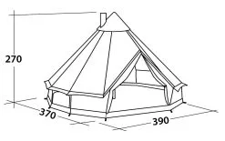 Robens Klondike Tent -Bestway Shop 130189 klondike drawing perspective 2 4