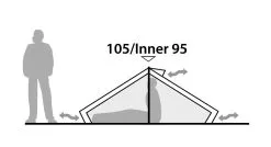 Robens Starlight 2 Tent -Bestway Shop 130259 starlight 2 drawing elevation 4