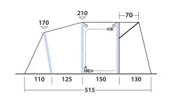 Outwell Blossburg 380 Drive Away Air Awning -Bestway Shop 15124c9a 6bab 46fa b27f 8617a1801834
