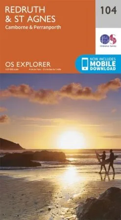 Ordnance Survey Redruth & St Agnes OS Explorer Map 104
