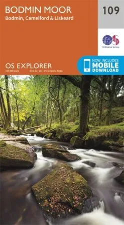 Ordnance Survey Bodmin Moor Explorer Map 109