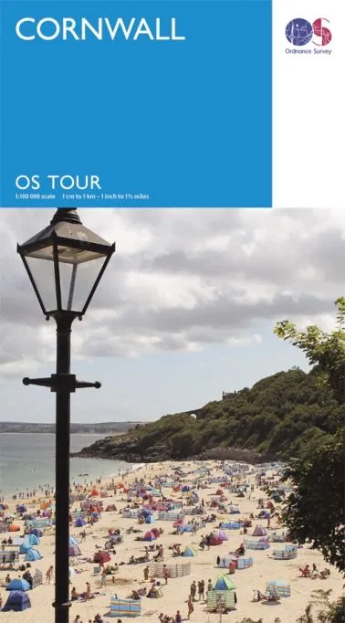 Ordnance Survey Cornwall OS Tour Map 1 1 Ordnance Survey Cornwall OS Tour Map 1