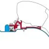 Fiamma F65/F80 Adapter Kit (Iveco Daily H2)