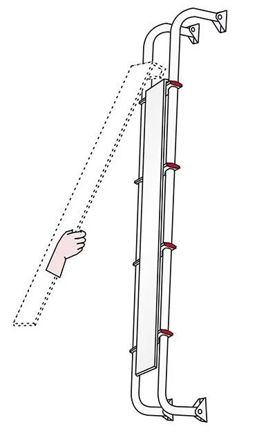 Fiamma Ladder Safety Plate 2 Fiamma Ladder Safety Plate - Image 2