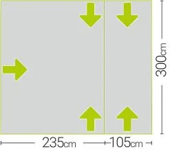 Quest Falcon 300 Low Poled Drive Away Awning -Bestway Shop a3507 7 midsize