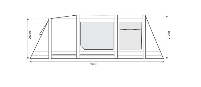 Outdoor Revolution Airedale 5.0S Tent 4 Outdoor Revolution Airedale 5.0S Tent - Image 4