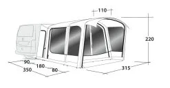 Outwell Maryville 260SA Flex Drive Away Air Awning -Bestway Shop ba97d9a1 a55a 4568 831e 8457a27ceede 1280x960