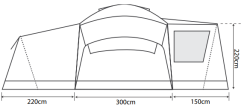 Outdoor Revolution Camp Star 1200 Air Tent Bundle (2022) -Bestway Shop campstar 1200 3