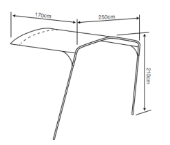 Outdoor Revolution Camp Star Sun Canopy 500XL / 600 / 1200 -Bestway Shop campstar 600 canopy
