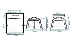 Outdoor Revolution Cayman Classic Low/Mid Drive Away Awning -Bestway Shop cayamn