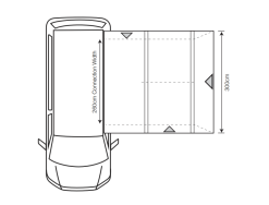 Outdoor Revolution Cayman Cuba Air Mid Drive Away Awning 15 Outdoor Revolution Cayman Cuba Air Mid Drive Away Awning -Bestway Shop cayman cuba dimensions 1