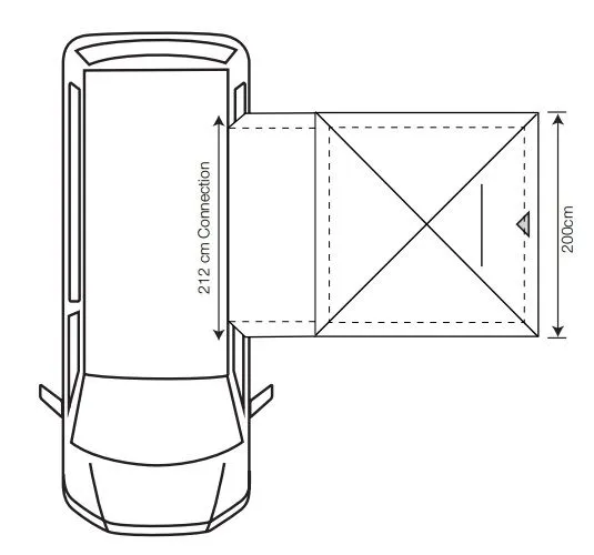 Outdoor Revolution Outhouse Handi Mid Drive Away Awning 2 Outdoor Revolution Outhouse Handi Mid Drive Away Awning - Image 2