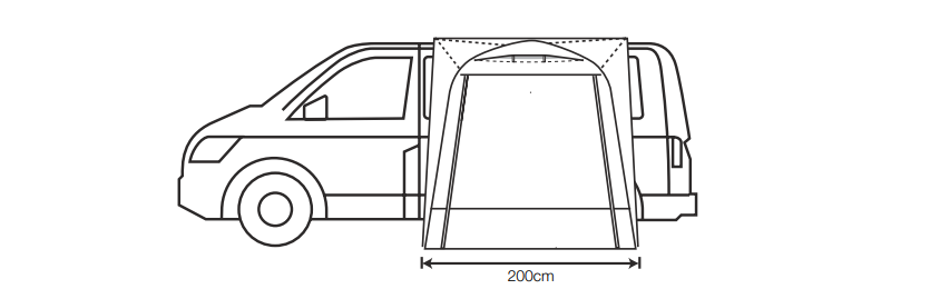 Outdoor Revolution Outhouse Handi Low Drive Away Awning 14 Outdoor Revolution Outhouse Handi Low Drive Away Awning - Image 14