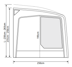 Outdoor Revolution Eclipse Pro 380L Caravan/Motorhome Awning -Bestway Shop eclipse pro 380 2 2