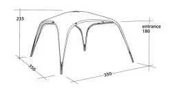Outwell Event Lounge L Event Shelter -Bestway Shop event lounge l dimensions