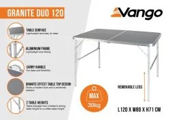 Vango Granite Duo 120 Table -Bestway Shop granite duo 120 infographic medium