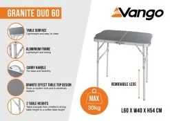Vango Granite Duo 60 Table 9 Vango Granite Duo 60 Table -Bestway Shop granite duo 60 infographic medium
