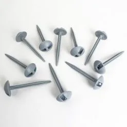 Blue Diamond 10x Grey Plastic Groundsheet Pegs -Bestway Shop groundsheet pegs large