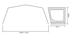 Outdoor Revolution Kalahari PC 7.0 Side Sun Wing 6 Outdoor Revolution Kalahari PC 7.0 Side Sun Wing -Bestway Shop kalahari side wing 1 1 1