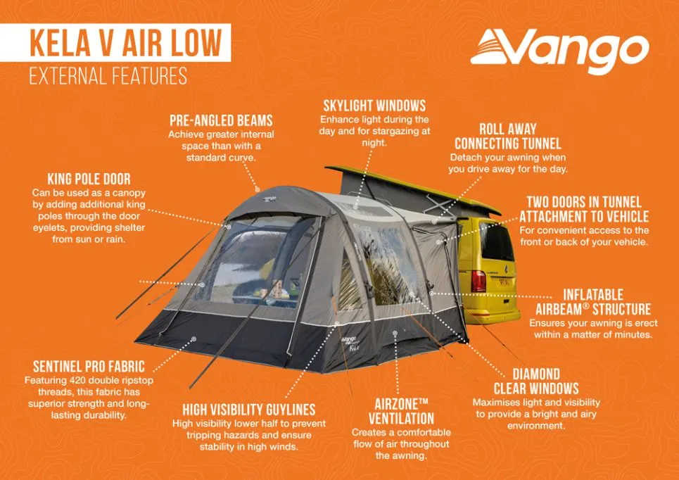 Vango Kela V Low Air Drive Away Awning 7 Vango Kela V Low Air Drive Away Awning - Image 7