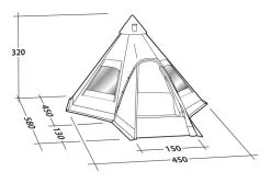Robens Kiowa Tipi Tent -Bestway Shop kiowa tipi measurements