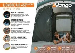 Vango Lismore Air 450 Tent Package -Bestway Shop lismore air 450 package2 medium