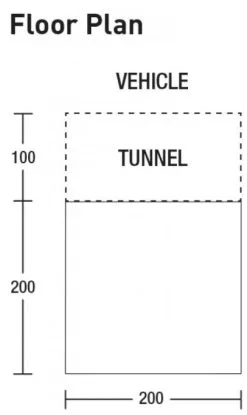 Sunncamp Lodge 200 Motor Driveaway Awning -Bestway Shop lodge 200 motor floor plan