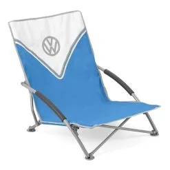 Volkswagen Blue Campervan Folding Low Camping Chair -Bestway Shop low volkswagen blue campervan folding low camping chair 80601.1568212620