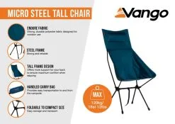 Vango Micro Steel Tall Chair 7 Vango Micro Steel Tall Chair -Bestway Shop micro steel tall infographic low res