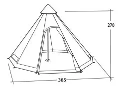 Easy Camp Moonlight Tipi -Bestway Shop moonlight tipi1