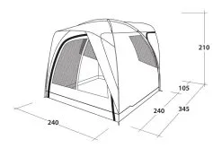 Outwell Beachcrest Driveaway Awning -Bestway Shop outwell beachcrest dimensions