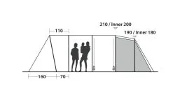 Easy Camp Palmdale 600 Lux Tent -Bestway Shop palmdale 600 lux dimensions