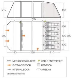 Vango Stargrove II Air TC 600XL Tent -Bestway Shop stargrove ii air tc 600xl