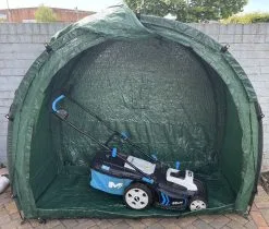 TidyTent Tidy Tent Bike Cave -Bestway Shop tidytent with lawnmower