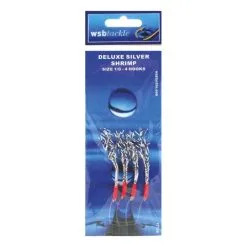 WSB Tackle WSB Pack Of 5 Silver Shrimp