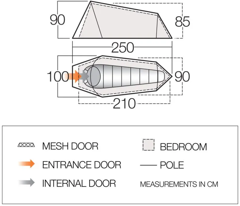 Vango Soul 100 Tent 2 Vango Soul 100 Tent - Image 2