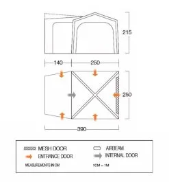 Vango Tailgate AirHub Low Awning -Bestway Shop vango tailgate airhub dimensions 2
